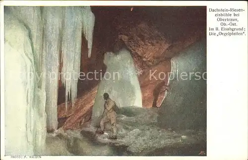 Hoehlen Caves Grottes Dachstein Orgelpfeifen Kat. Berge