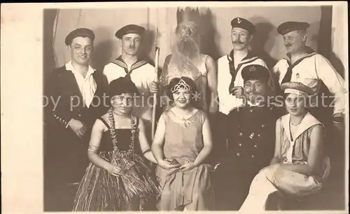 Karneval Fasnacht Gruppenfoto Kat. Feiern und Feste