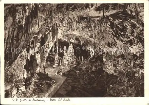 Hoehlen Caves Grottes R.R. Grotte di Pastumia Valle del Limbo Kat. Berge