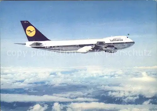 Flugzeuge Zivil Lufthansa B 747 Kat. Flug