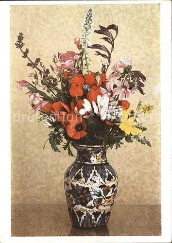 Blumen Strauss Vase Kat. Pflanzen