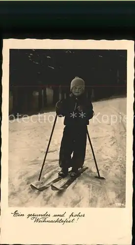 Skifahren Weihnachtsfest Kind Kat. Sport