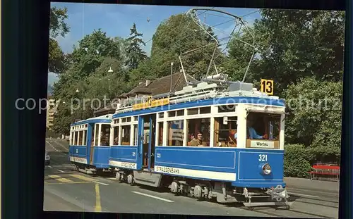 Strassenbahn Zuerich Morotwagen BJ 1930 Kat. Strassenbahn
