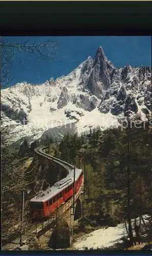 Bergbahn Chamonix Mont Blance Schienenfahrzeug Kat. Bergbahn