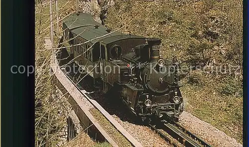 Eisenbahn Historischer Dampfzug Bruenig Strecke Kat. Eisenbahn