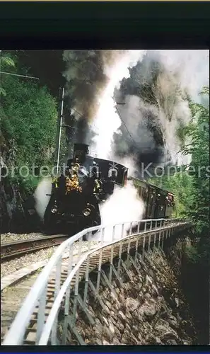 Eisenbahn Dampfzug Bruenig Kat. Eisenbahn