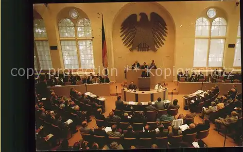 Politik Bonn Bundestag Plenarsaal Deutschen Bundestag Kat. Politik