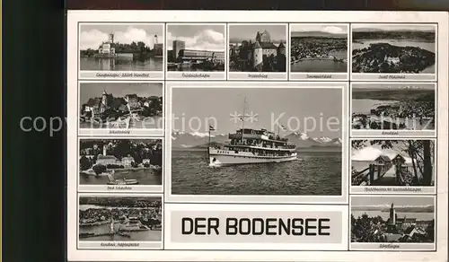 Dampfer Binnenschifffahrt Bodensee  Kat. Schiffe
