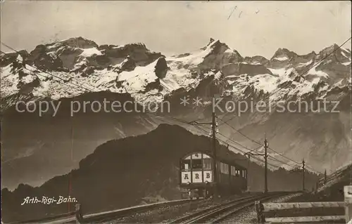 Zahnradbahn Arth Rigi Bahn Rigi Kulm  Kat. Bergbahn