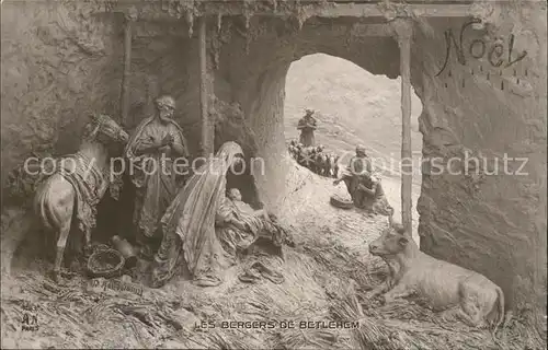 Foto AN Paris (Noyer) Nr. 153 Weihnachten Noel Bergers de Betlehem  / Fotografie /