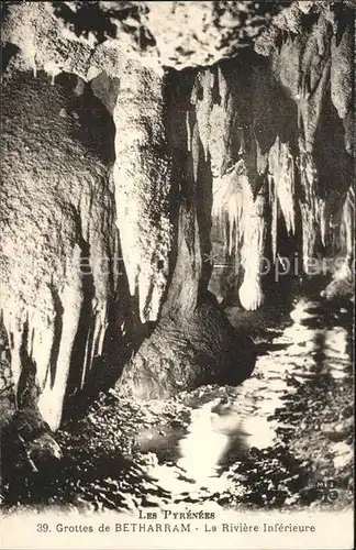 Hoehlen Caves Grottes Grottes de Betharram La Riviere Inferieure Pyrenees  Kat. Berge