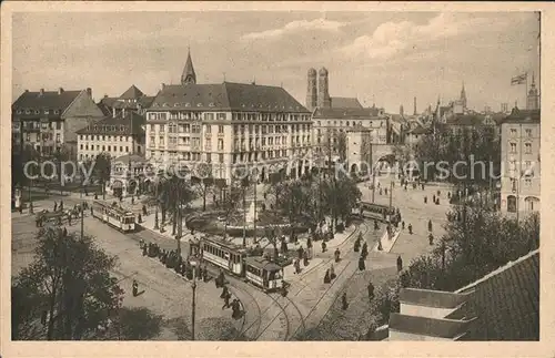 Strassenbahn Muenchen Sendlingertorplatz Sendlingertor Kat. Strassenbahn