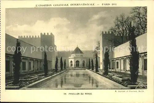 Exposition Coloniale Paris 1931 Pavillon dU Maroc  Kat. Expositions