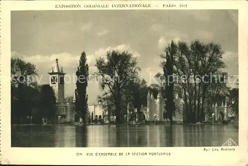 Exposition Coloniale Paris 1931 Vue D Ensemble de la section Portugaise Kat. Expositions