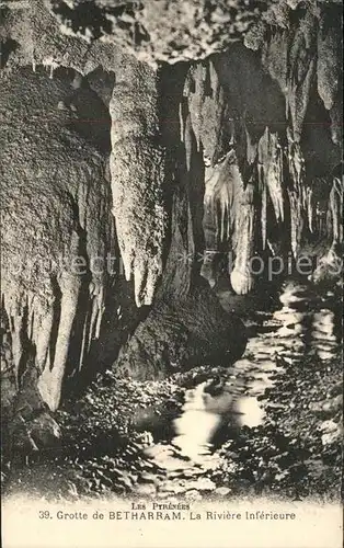 Hoehlen Caves Grottes Betharram Riviere Inferieure Pyrenees  Kat. Berge