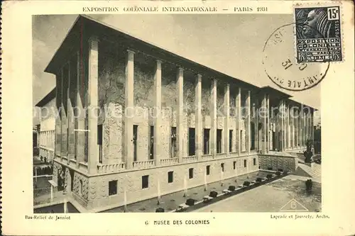 Exposition Coloniale Internationale Paris 1931 Musee des Colonies Kat. Expositions