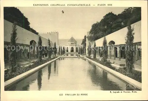 Exposition Coloniale Internationale Paris 1931 Pavillon du Maroc  Kat. Expositions