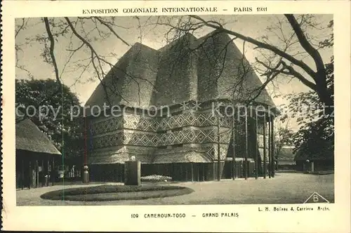 Exposition Coloniale Internationale Paris 1931 Cameroun Togo Grand Palais Kat. Expositions