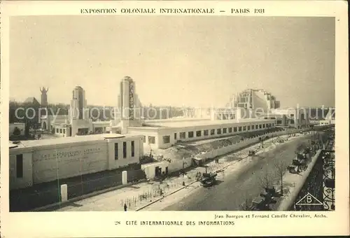 Exposition Coloniale Internationale Paris 1931 Cite internationale des informations Kat. Expositions