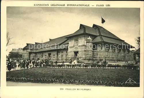 Exposition Coloniale Internationale Paris 1931 Pavillon Neerlandais Kat. Expositions