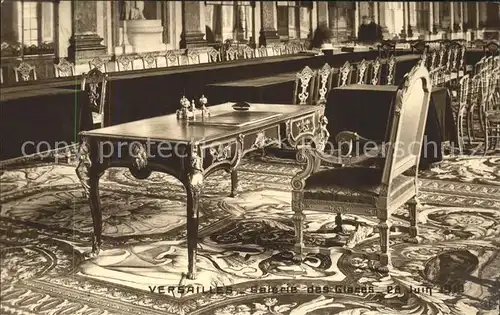 Politik Friedensvertrag Versailles Galerie des Glaces  Kat. Politik