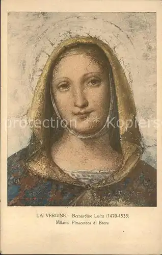 Religion La Vergine Bernardino Luini Milano Pinacoteca di Brera Kat. Religion