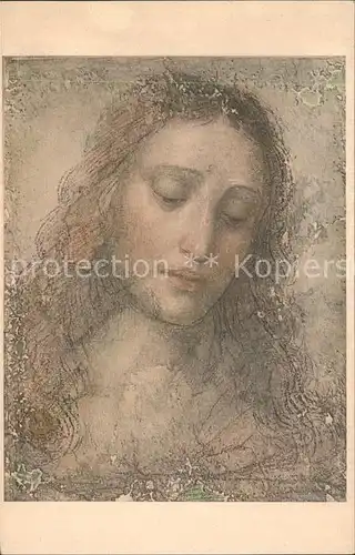 Leonardo Da Vinci Il Redentore Nr. 5 Pinacoteca di Brera Milano  Kat. Persoenlichkeiten