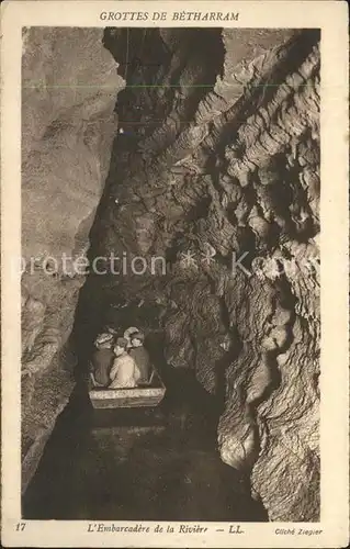 Hoehlen Caves Grottes Betharram Embarcadere de la Riviere Kat. Berge