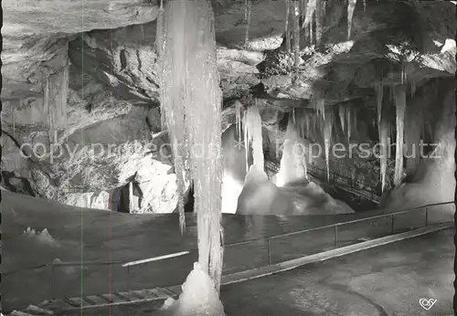 Hoehlen Caves Grottes Dachstein Rieseneishoehle Trisiandom Gletscher  Kat. Berge