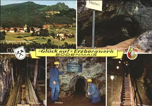 Bergwerk Erz Silberberg Bodenmais Stollen Bremsberg Barbaraverhau Kat. Rohstoffe Commodities