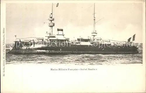 Marine Militaire Francaise Amiral Baudin Kat. Schiffe