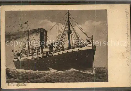 Dampfer Oceanliner R.P.D. Seydlitz Kat. Schiffe