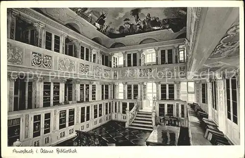 Bibliothek Library Amorbach  Kat. Gebaeude