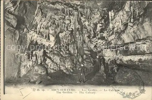 Hoehlen Caves Grottes Arcy Sur Cure  Kat. Berge