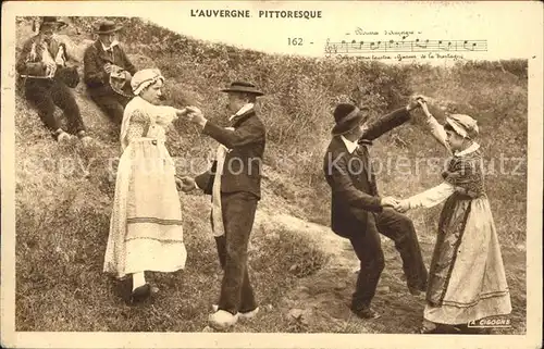 Tanz Taenzer Auvergne Pittoresque Trachten / Tanz /