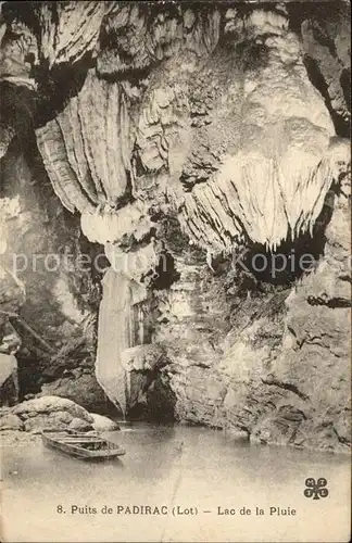 Hoehlen Caves Grottes Puits de Padirac Lac de la Pluie Kat. Berge