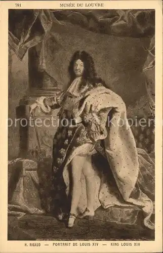 Adel Frankreich Louis XIV H. Rigaud Kat. Koenigshaeuser