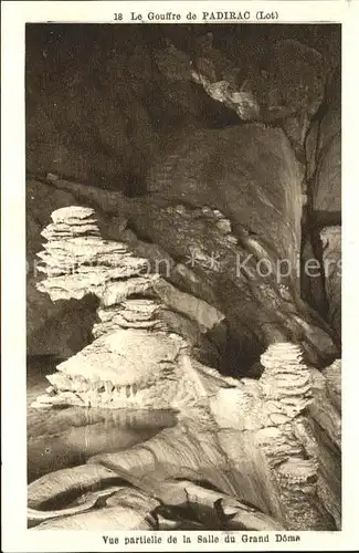 Hoehlen Caves Grottes Gouffre de Padirac Salle du Grand Dome Kat. Berge