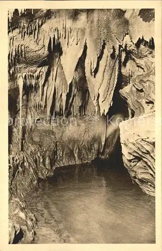 Hoehlen Caves Grottes Riviere Souterraine de Labouiche Foix Pendeloques Kat. Berge