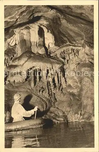 Hoehlen Caves Grottes Riviere Souterraine de Labouiche Foix Petrifications en Cascade Kat. Berge