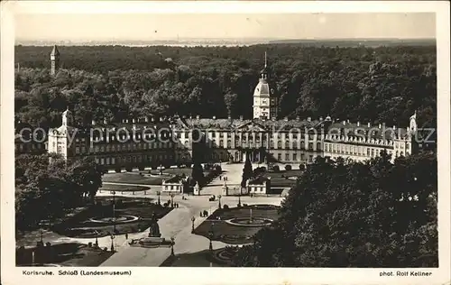 Foto Kellner Rolf Nr. 6425 Karlsruhe Schloss Landesmuseum Kat. Fotografie