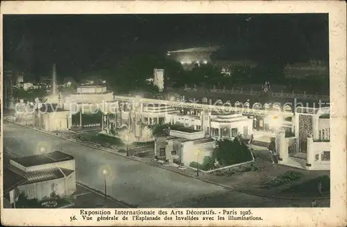 Exposition Arts Decoratifs Paris 1925 Esplanade des Invalides  Kat. Expositions