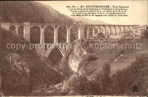 Viadukte Viaduc Fontpedrouse Pont Sejourne Kat. Bruecken