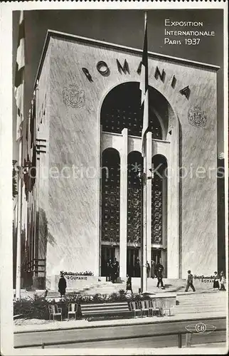 Exposition Internationale Paris 1937 Pavillon de la Roumanie Kat. Expositions