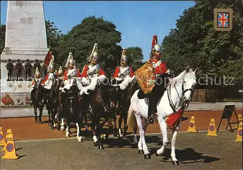 Leibgarde Wache Life Guards Parade London / Polizei /