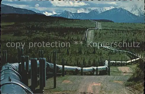 oelfoerderung Oil Fields Alaska Pipeline  Kat. Rohstoffe Commodities