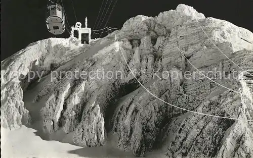 Seilbahn Saentis Bergstation Fernsehsender  / Bahnen /