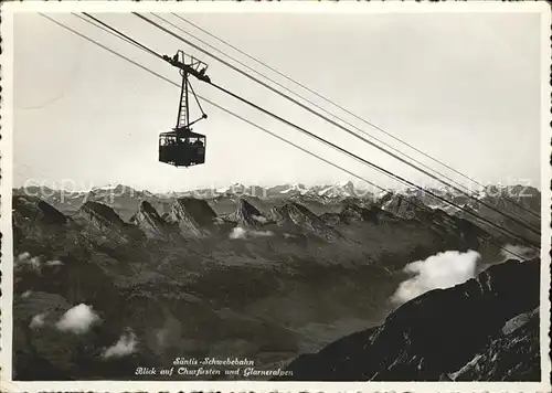 Seilbahn Saentis Churfirsten Glarneralpen / Bahnen /