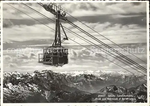 Seilbahn Saentis Glaernisch Berneralpen / Bahnen /