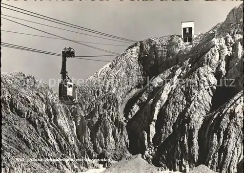 Seilbahn Saentis Bergstation / Bahnen /